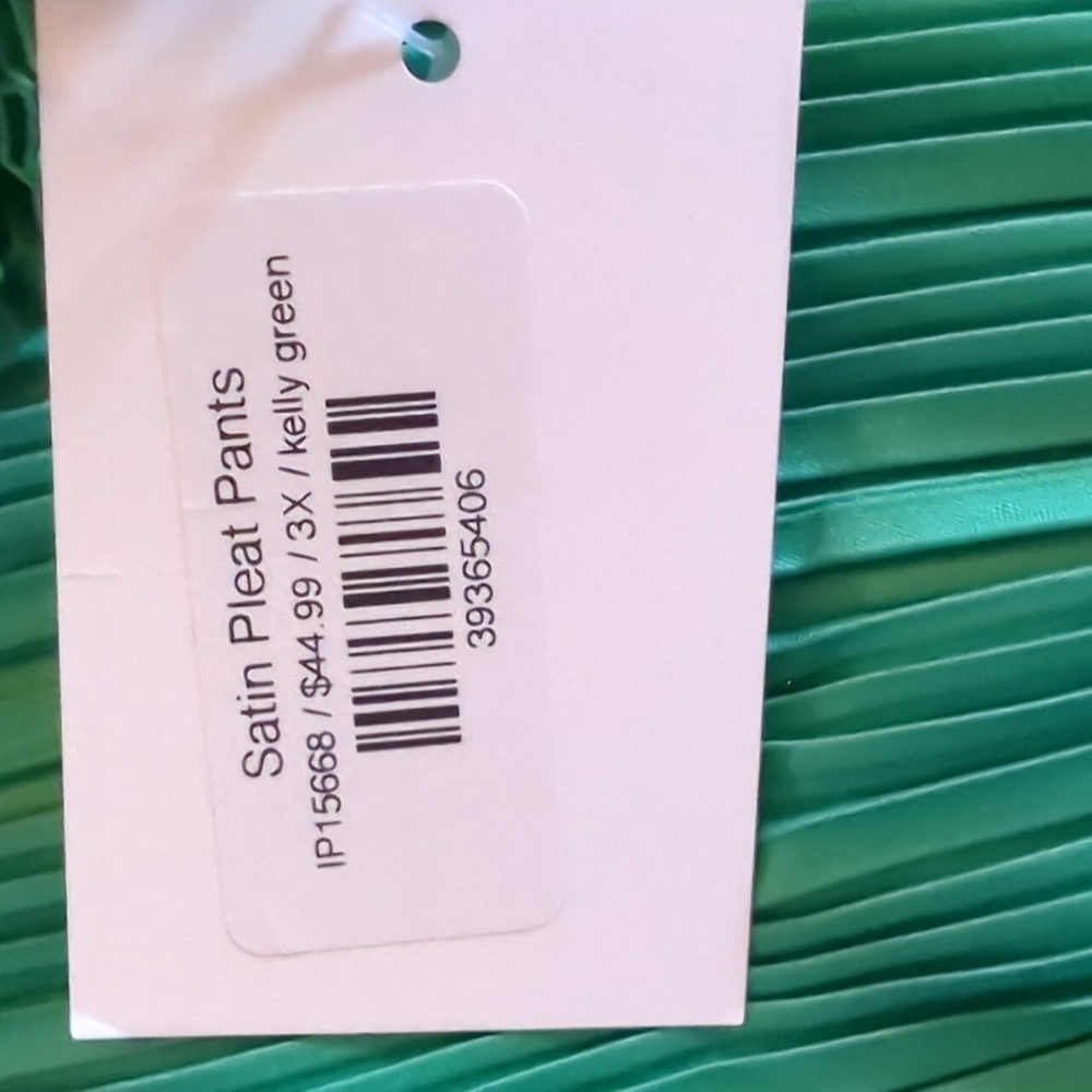 Oddy Satin Pleated Pants NWOT - Picture 4 of 7